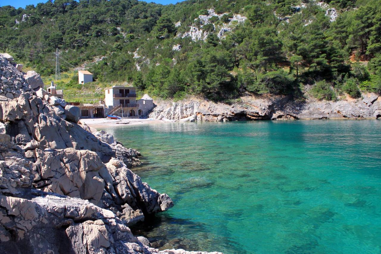 Apartments By The Sea Cove Mala Pogorila, Hvar - 8952 Bogomolje Kültér fotó